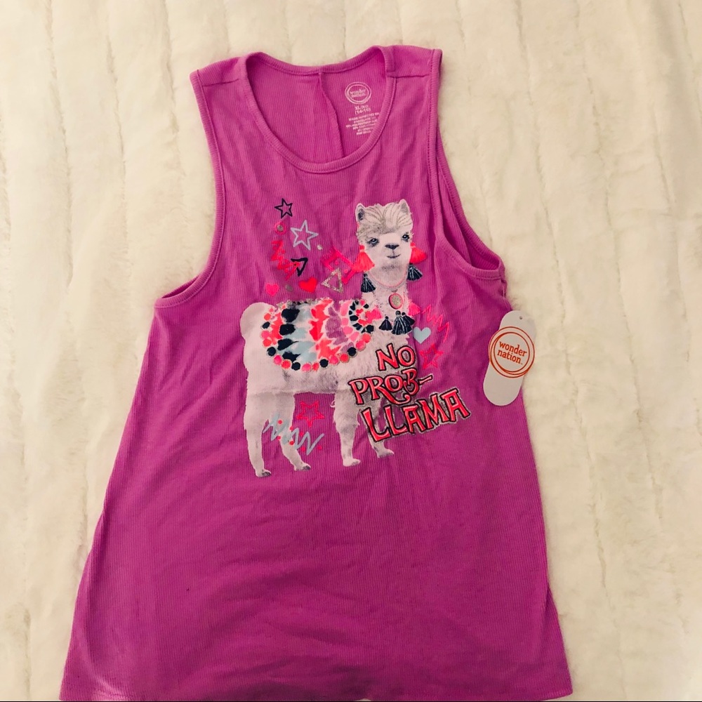Llama tank top